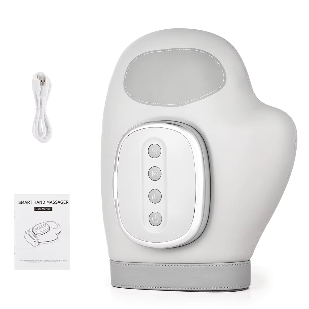 Electric Air Compression Hand Massager Glove – 3 Modes, 5 Intensities with Heat